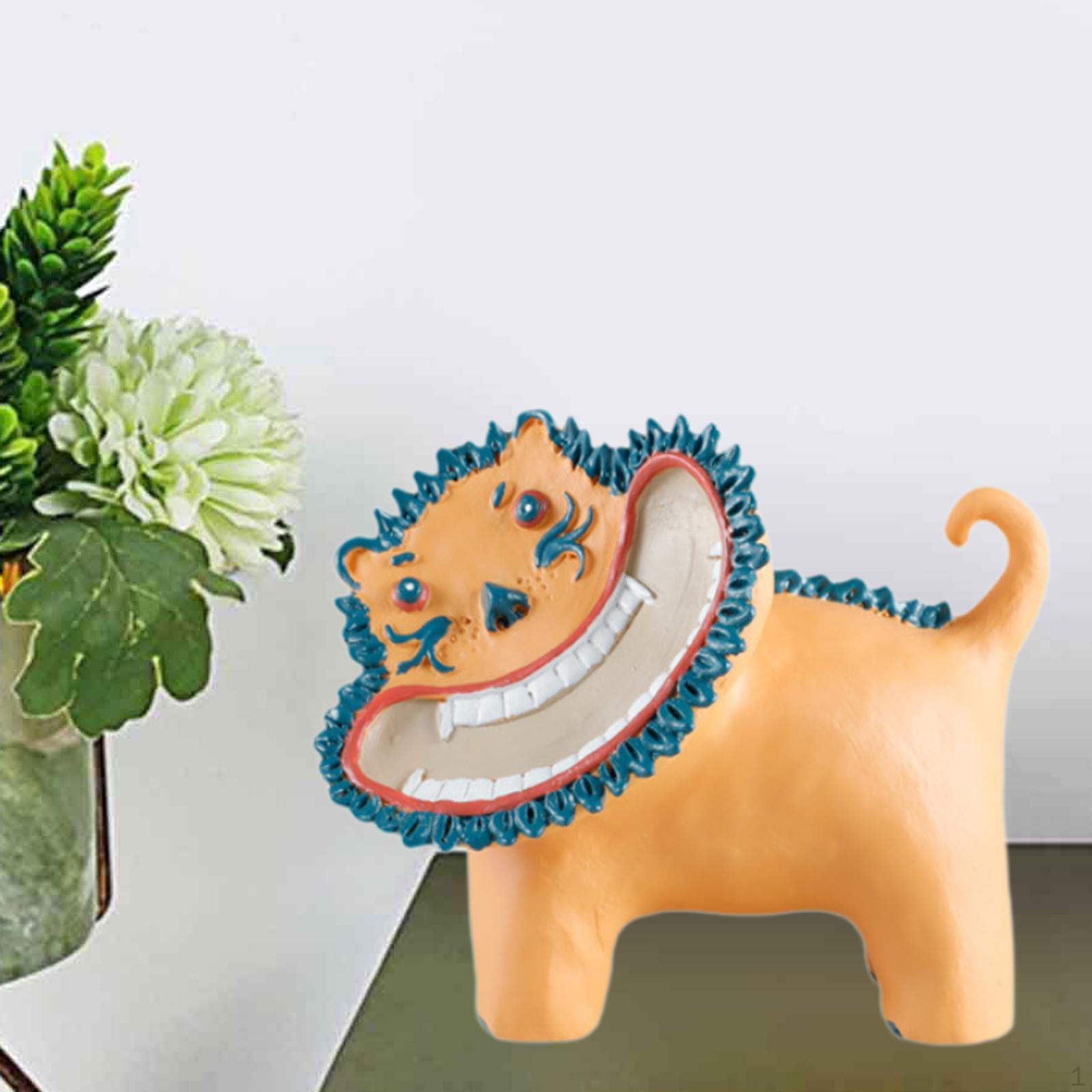 Lion Statue Resin Figurine, Collection Cute Home Decor Animal Sculpture, Desktop Ornament for Living
Lion Statue Resin Figurine, Collection Cute Home Decor Animal Sculpture, Desktop Ornament for Living