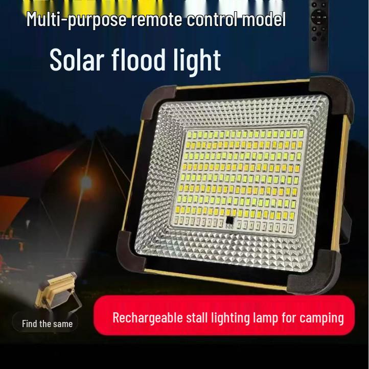 Outdoor Solar USB Floodlight with Remote Control, 1000W - Perfect for Camping and Emergencies
Outdoor Solar USB Floodlight with Remote Control, 1000W - Perfect for Camping and Emergencies