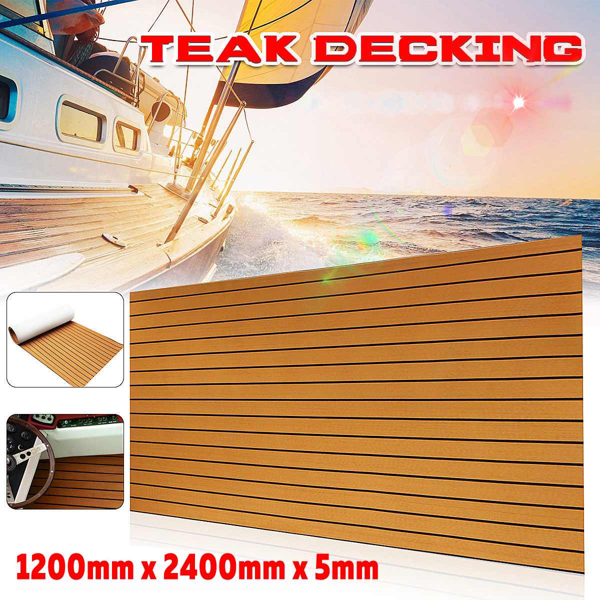 1200mmx2400mmx5mm Self-Adhesive Foam Yacht Synthetic Teak Deck Faux Teak Boat Deck Mat Decking Boat EVA Foam Floor Mat For Boat spain
1200mmx2400mmx5mm Self-Adhesive Foam Yacht Synthetic Teak Deck Faux Teak Boat Deck Mat Decking Boat EVA Foam Floor Mat For Boat spain