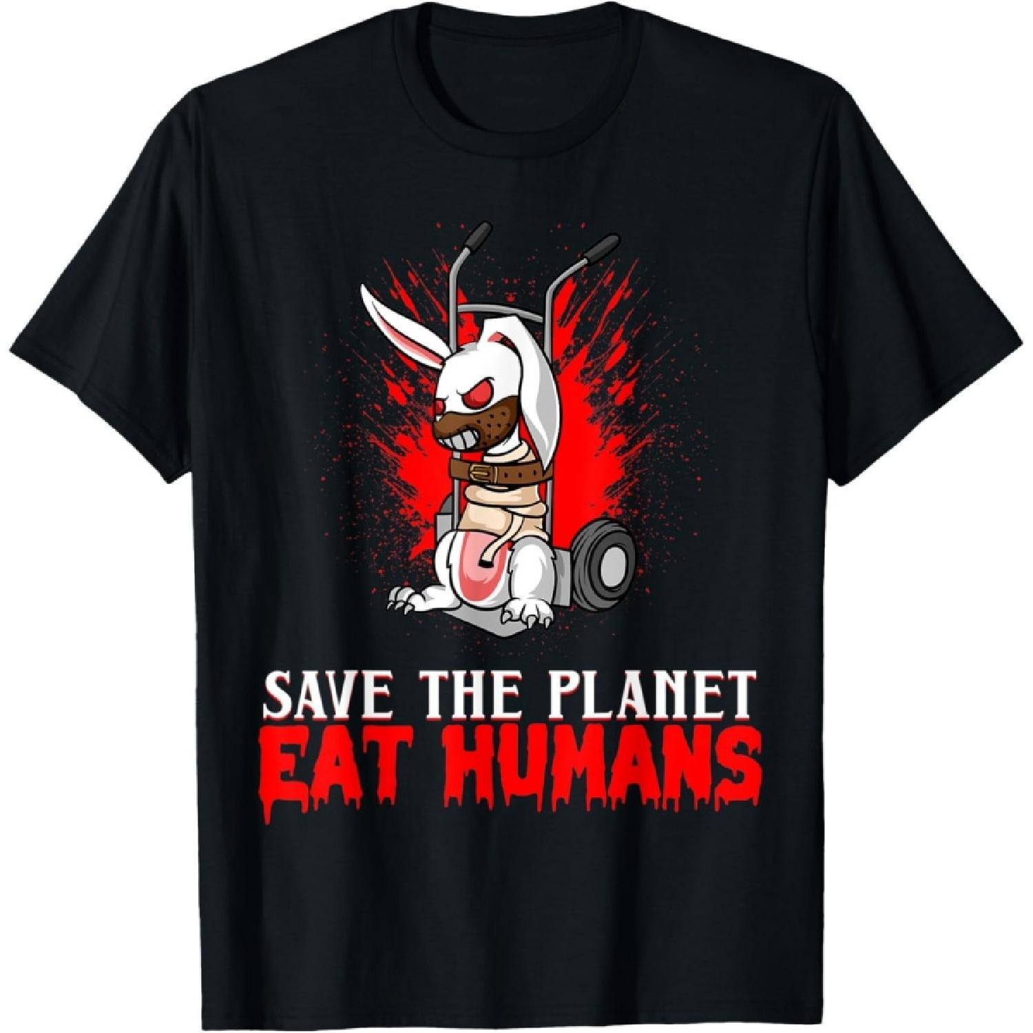 Save The Planet Eat Human Bunny Rabbit Kawaii Anime Rodent T-Shirt XXXXXL чорний
Save The Planet Eat Human Bunny Rabbit Kawaii Anime Rodent T-Shirt XXXXXL чорний