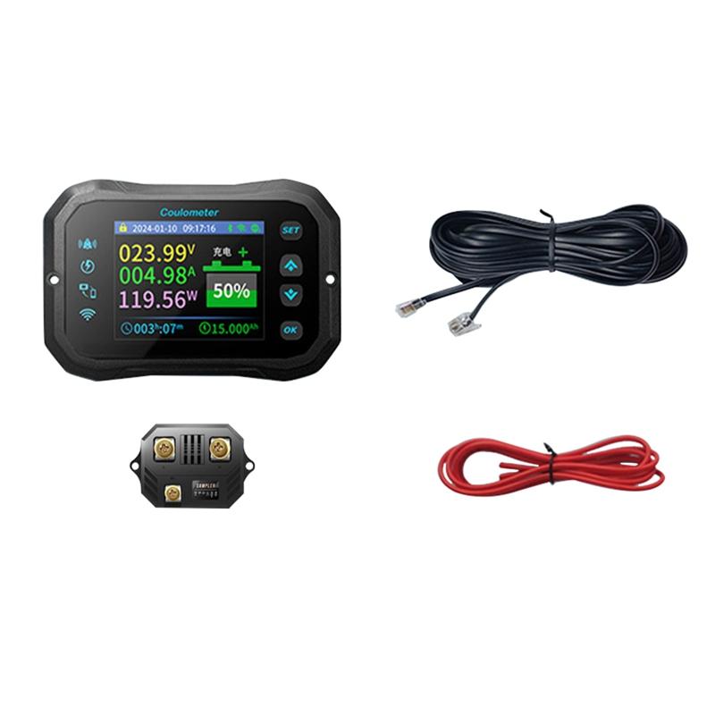 ABKY-Wifi Coulomb Meter- Power Volt-Ammeter For Lithium & Lead Acid Batteries, RV Battery Capacity Indicator & Monitor
ABKY-Wifi Coulomb Meter- Power Volt-Ammeter For Lithium & Lead Acid Batteries, RV Battery Capacity Indicator & Monitor