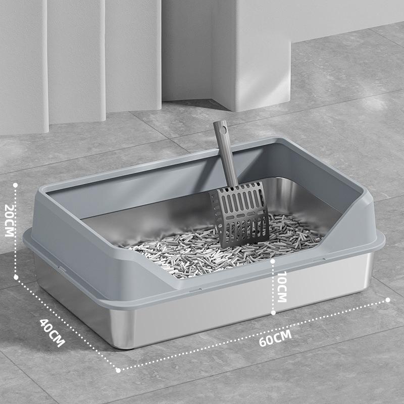 Кошачий туалет из нержавеющей стали, большой, очищающий, водонепроницаемый, устойчивый к брызгам, подстилка для кошек, аксессуары для домашних животных Send cat scoop
Кошачий туалет из нержавеющей стали, большой, очищающий, водонепроницаемый, устойчивый к брызгам, подстилка для кошек, аксессуары для домашних животных Send cat scoop