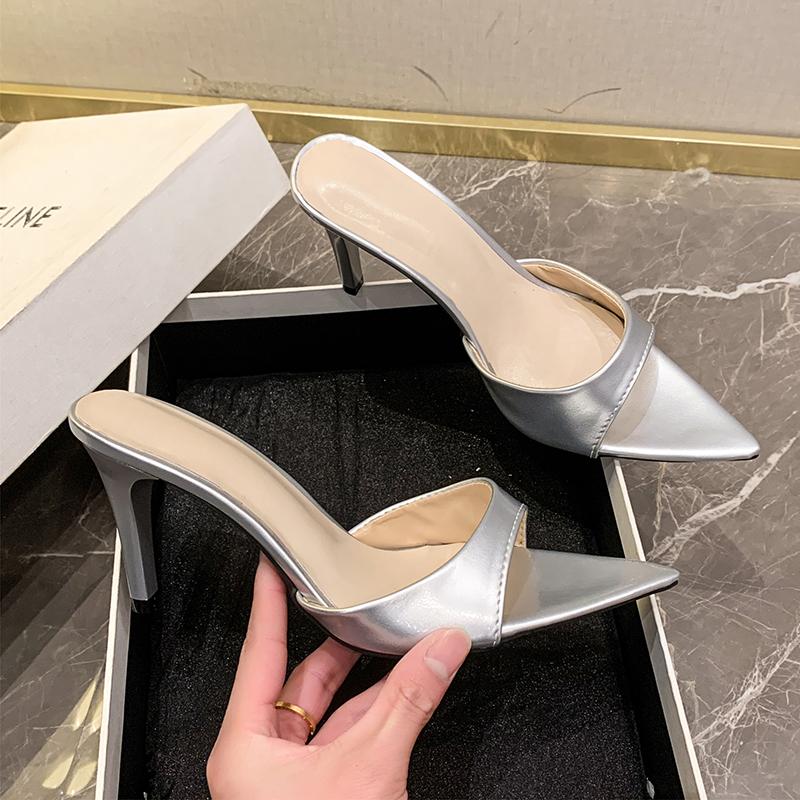 Мода Лето Новый Стиль Однотонный Все Подходит Тонкий Каблук Удобная Женская Обувь Мода Острый Открытый Носок Сексуальные Шлепанцы на Высоком Каблуке 43 серебряный
Мода Лето Новый Стиль Однотонный Все Подходит Тонкий Каблук Удобная Женская Обувь Мода Острый Открытый Носок Сексуальные Шлепанцы на Высоком Каблуке 43 серебряный