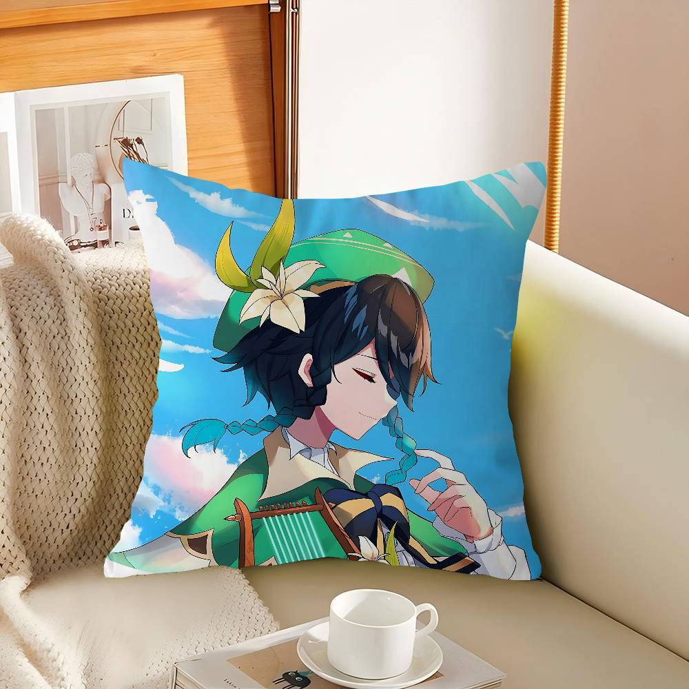 Anime Venti - Genshin Impact Pillow Covers Cartoon Sofa Decorative Home Double-sided Printing Short Plush Cute Cushion Cover 16x16Inch
Anime Venti - Genshin Impact Pillow Covers Cartoon Sofa Decorative Home Double-sided Printing Short Plush Cute Cushion Cover 16x16Inch