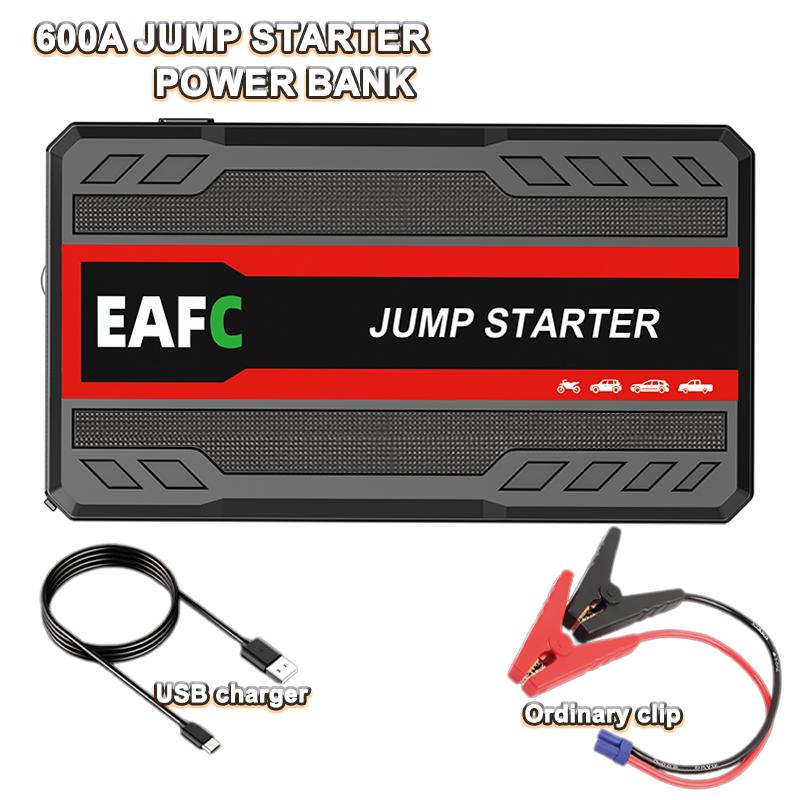 EAFC 12V Car Jump Starter Starting Device Battery Power Bank for 600A/1200A Outdoor Auto Buster Emergency Booster Charger 600A Ordinary
EAFC 12V Car Jump Starter Starting Device Battery Power Bank for 600A/1200A Outdoor Auto Buster Emergency Booster Charger 600A Ordinary