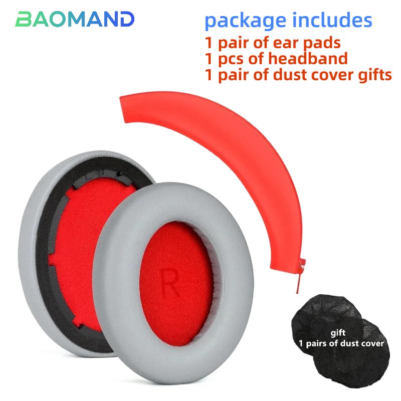 1 set Replacement Ear Pads Earpads Headband for 1MORE SonoFlow Headphones Memory Foam Ear Cushion Cover
1 set Replacement Ear Pads Earpads Headband for 1MORE SonoFlow Headphones Memory Foam Ear Cushion Cover