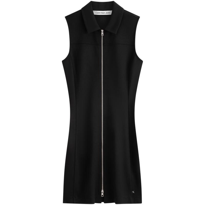 Calvin Klein Elegant French Vintage Zipper Collar Sleeveless Dress Women Dresses Space-Black J223521 S
Calvin Klein Elegant French Vintage Zipper Collar Sleeveless Dress Women Dresses Space-Black J223521 S