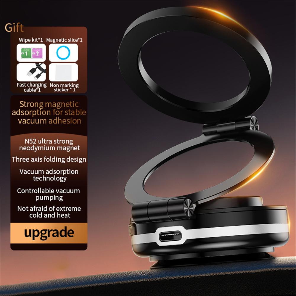 C2 Car Phone Holder Air Vent Dashboard Windshield Foldable Magnetic Cellphone Stand Silver
C2 Car Phone Holder Air Vent Dashboard Windshield Foldable Magnetic Cellphone Stand Silver