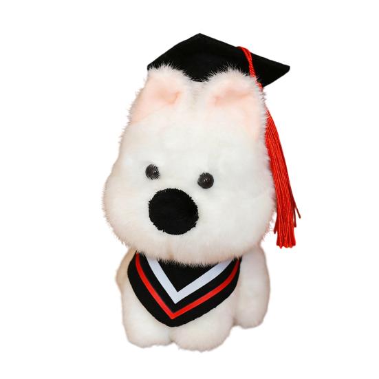 Doctor West Highland Terrier Plush Doll Graduation Keepsake Keychain Pendant for Students Soft Stuffed Animal Gift for School Memory D
Doctor West Highland Terrier Plush Doll Graduation Keepsake Keychain Pendant for Students Soft Stuffed Animal Gift for School Memory D
