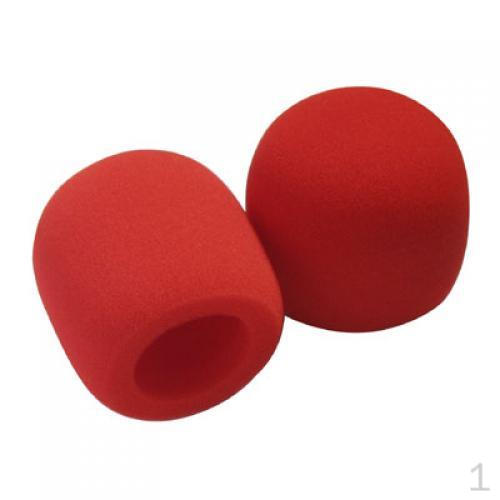 2pcs Handheld Microphone Windscreen Thick Foam Mic Cover Karaoke DJ, Red
2pcs Handheld Microphone Windscreen Thick Foam Mic Cover Karaoke DJ, Red
