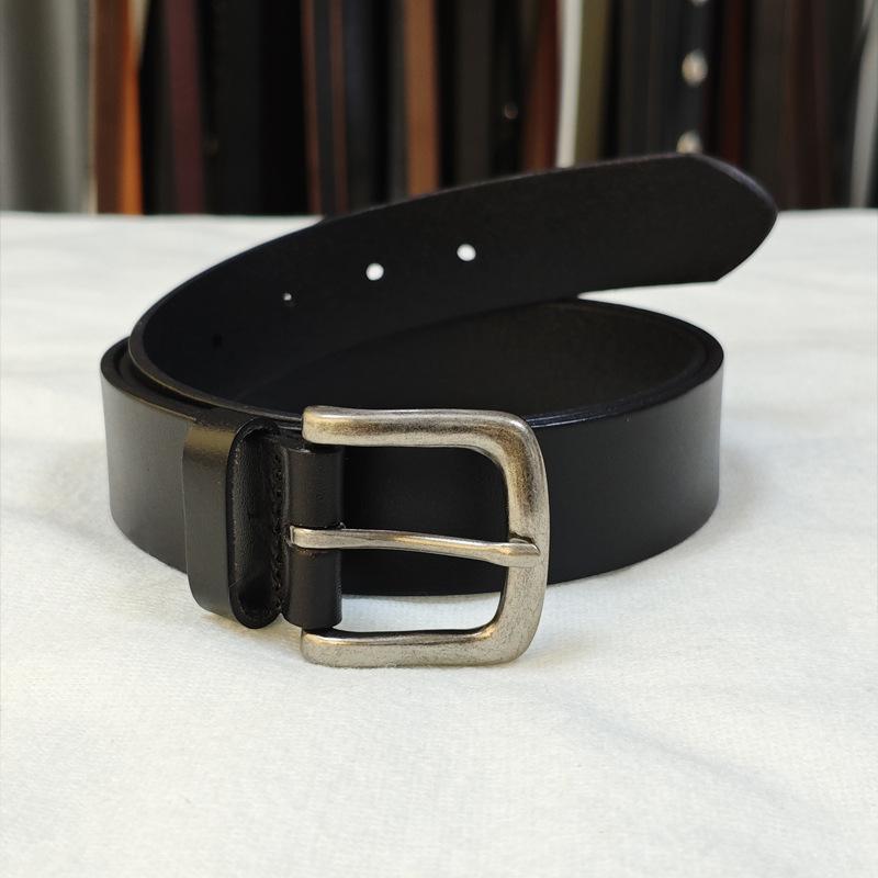 elt irst layer cowhide women s pin buckle belt Fashion versatile leather belt with eans 115*3.4cm (support customized size and color) чорний
elt irst layer cowhide women s pin buckle belt Fashion versatile leather belt with eans 115*3.4cm (support customized size and color) чорний