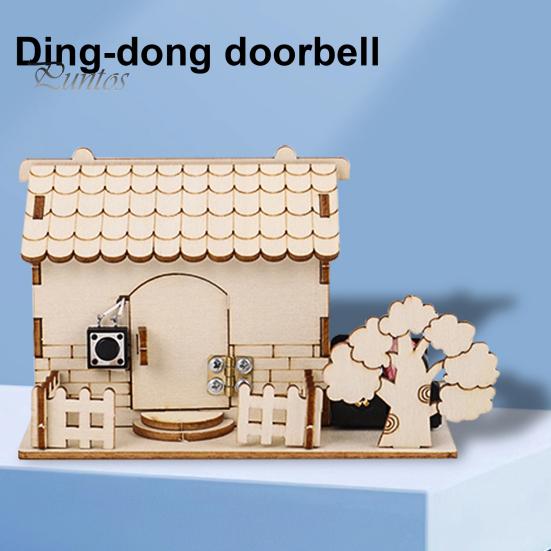 DIY Doorbell STEM Kit Wooden Circuit Science Project for Kids No-Solder Electronics Learning Toy Educational Physics Experiment for Boys Girls Sets
DIY Doorbell STEM Kit Wooden Circuit Science Project for Kids No-Solder Electronics Learning Toy Educational Physics Experiment for Boys Girls Sets