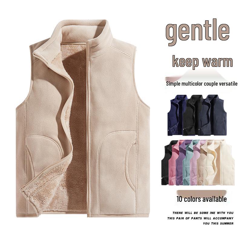 Unisex Warm Fleece-Lined Vest for Autumn & Winter Medium
Unisex Warm Fleece-Lined Vest for Autumn & Winter Medium