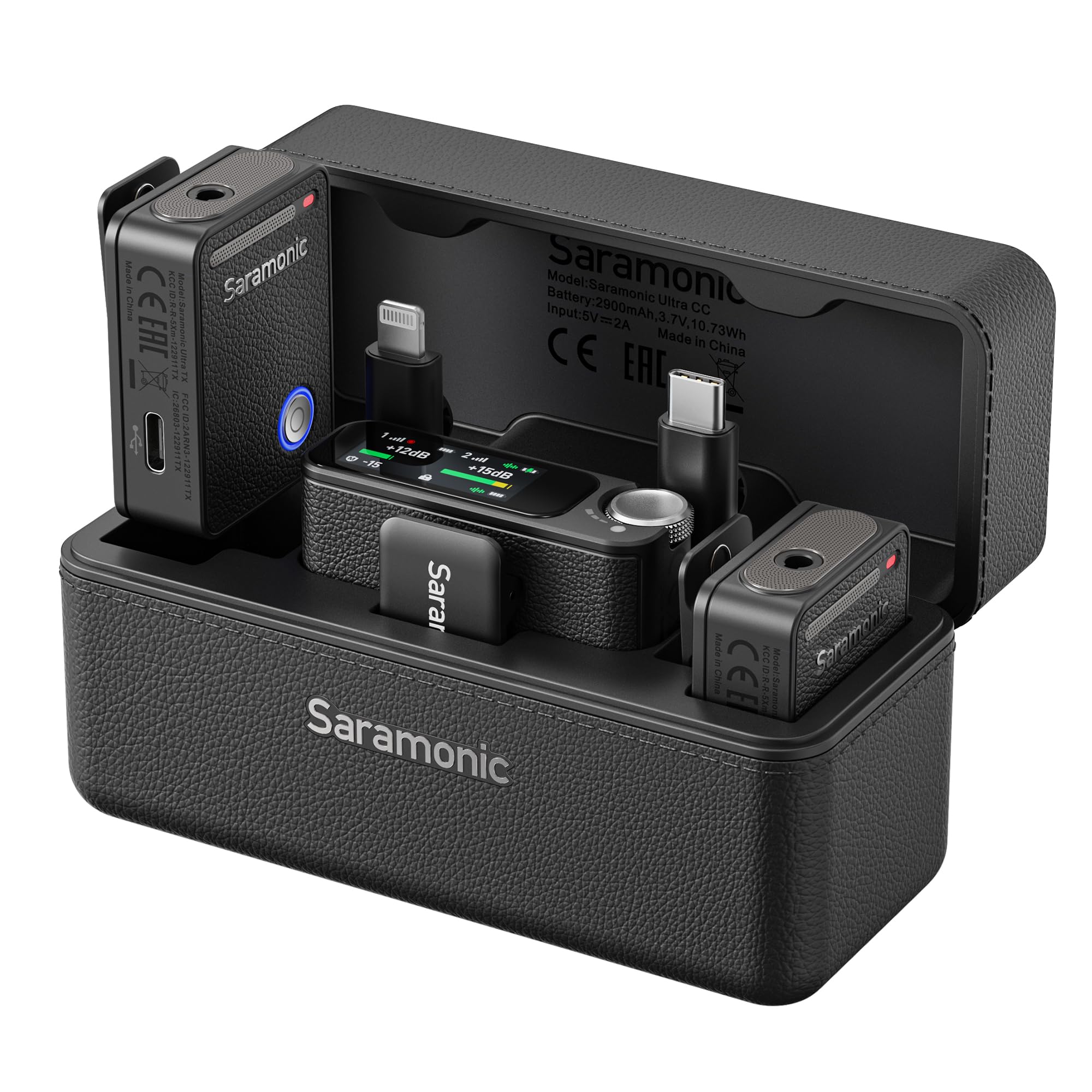 Saramonic Ultra 03 Wireless Microphone Radio Lavelli Black for iPhoneAndroidDSLR Camera Pin Microphone Clip Type Instant Connection Plug & Play Noise
Saramonic Ultra 03 Wireless Microphone Radio Lavelli Black for iPhoneAndroidDSLR Camera Pin Microphone Clip Type Instant Connection Plug & Play Noise