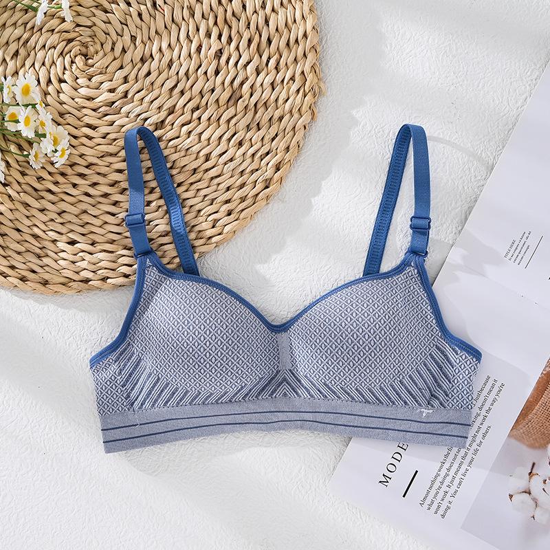 Comfortable steel-free white student breathable new low-growth bra cover thin 38/85ab through cup темно-синього кольору
Comfortable steel-free white student breathable new low-growth bra cover thin 38/85ab through cup темно-синього кольору
