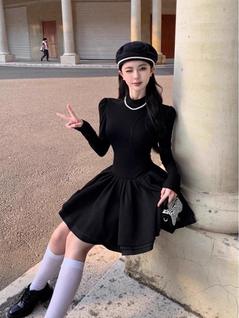 2025 Hepburn Style Black Princess Puff Dress - Early Autumn Women s High-End Little Black Dress Large чорний
2025 Hepburn Style Black Princess Puff Dress - Early Autumn Women s High-End Little Black Dress Large чорний