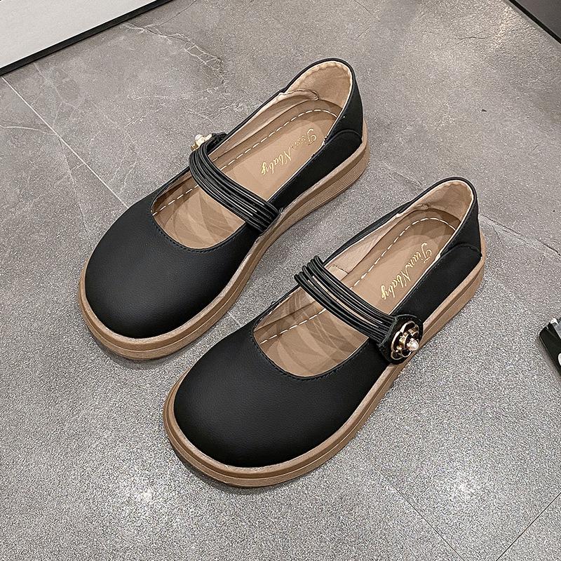 2025 spring and autumn new retro large size small leather shoes one pedal Mary Jane shoes loafers flat single shoes women 40
2025 spring and autumn new retro large size small leather shoes one pedal Mary Jane shoes loafers flat single shoes women 40