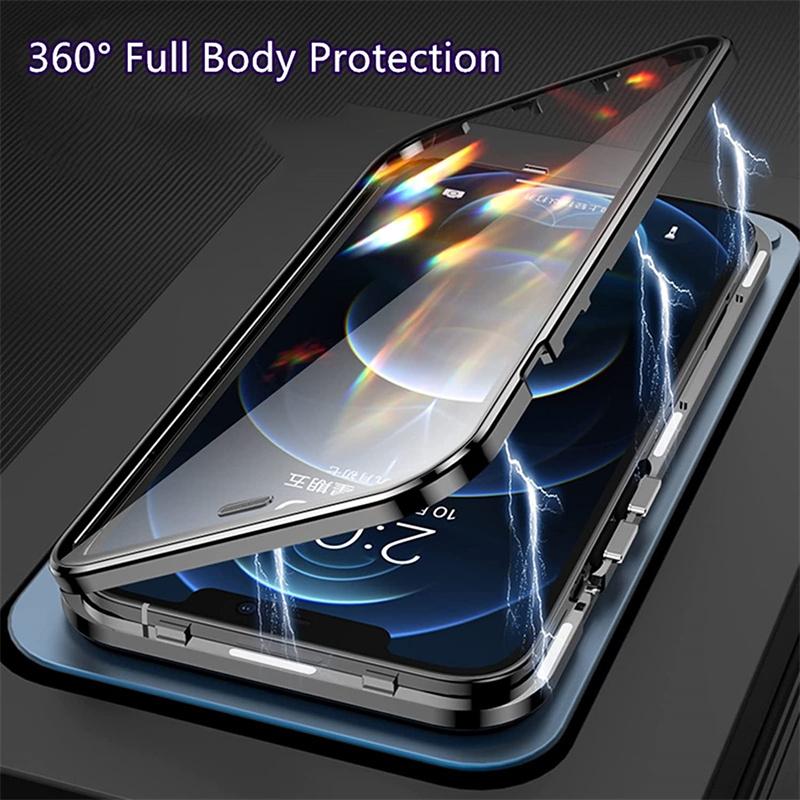 For iPhone 16 Pro Max Case Anti-Spy Double-Sided Tempered Glass+Magnetic Metal Frame Phone Cover Gold
For iPhone 16 Pro Max Case Anti-Spy Double-Sided Tempered Glass+Magnetic Metal Frame Phone Cover Gold