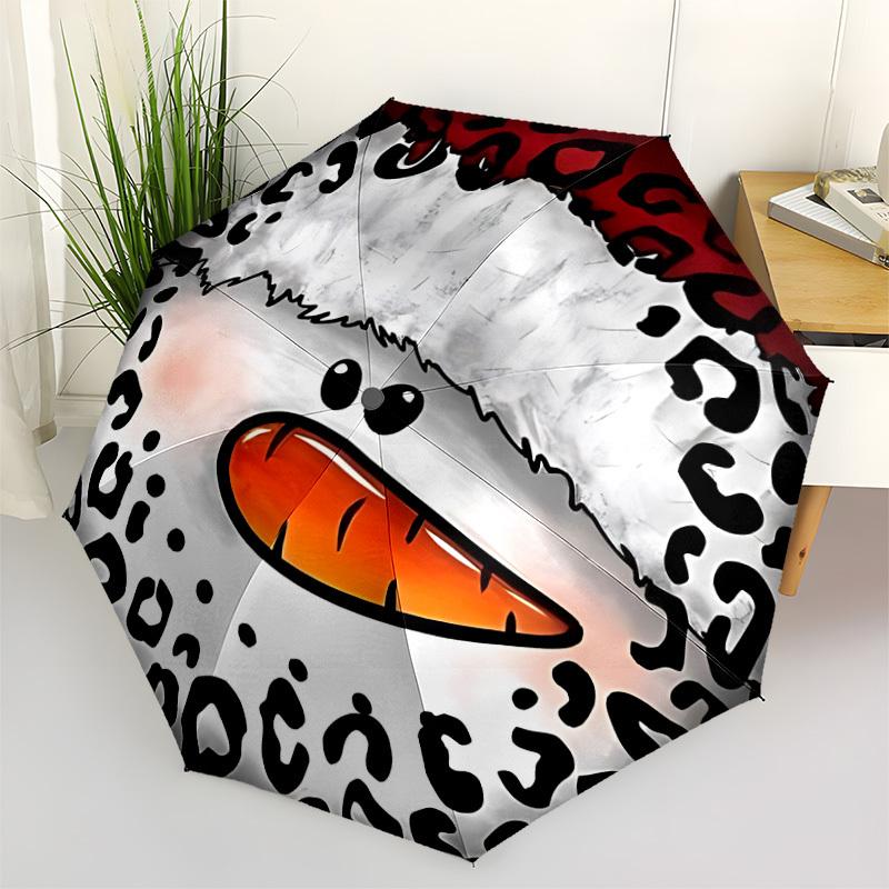 1pc Leopard Print Snowmaan Automatic Opening and Closing Folding Umbrella with 8 Iron Ribs - Portable, Foldable for Travel yy251124165
1pc Leopard Print Snowmaan Automatic Opening and Closing Folding Umbrella with 8 Iron Ribs - Portable, Foldable for Travel yy251124165