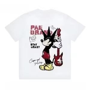 American Cartoon Rock Mickey Letter Shortsleeved Tshirt Unisexs and Womens Same Loose Versatile Boys and Girls M
American Cartoon Rock Mickey Letter Shortsleeved Tshirt Unisexs and Womens Same Loose Versatile Boys and Girls M