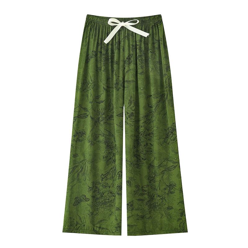 Cotton Silk Wide-Leg Pajama Pants for Middle-Aged Women - Summer Thin, Casual Rayon, Outdoor Friendly One Size (Recommended 80-150 jin)
Cotton Silk Wide-Leg Pajama Pants for Middle-Aged Women - Summer Thin, Casual Rayon, Outdoor Friendly One Size (Recommended 80-150 jin)