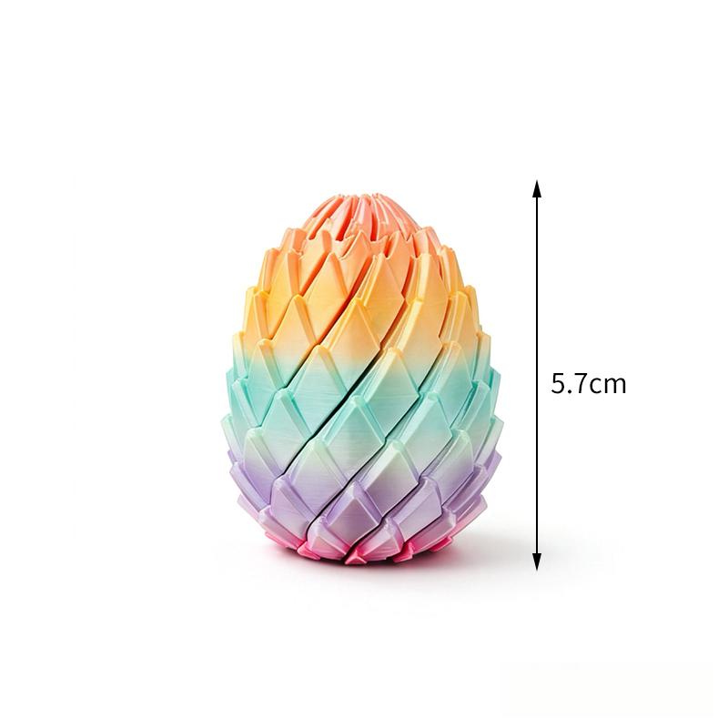 3D Print Decompression Dragon Egg Toy - Smooth Rotating Fidget Ball Adhd Anxiety Relief Eco-Safe Finger Toy For Children Adults
3D Print Decompression Dragon Egg Toy - Smooth Rotating Fidget Ball Adhd Anxiety Relief Eco-Safe Finger Toy For Children Adults