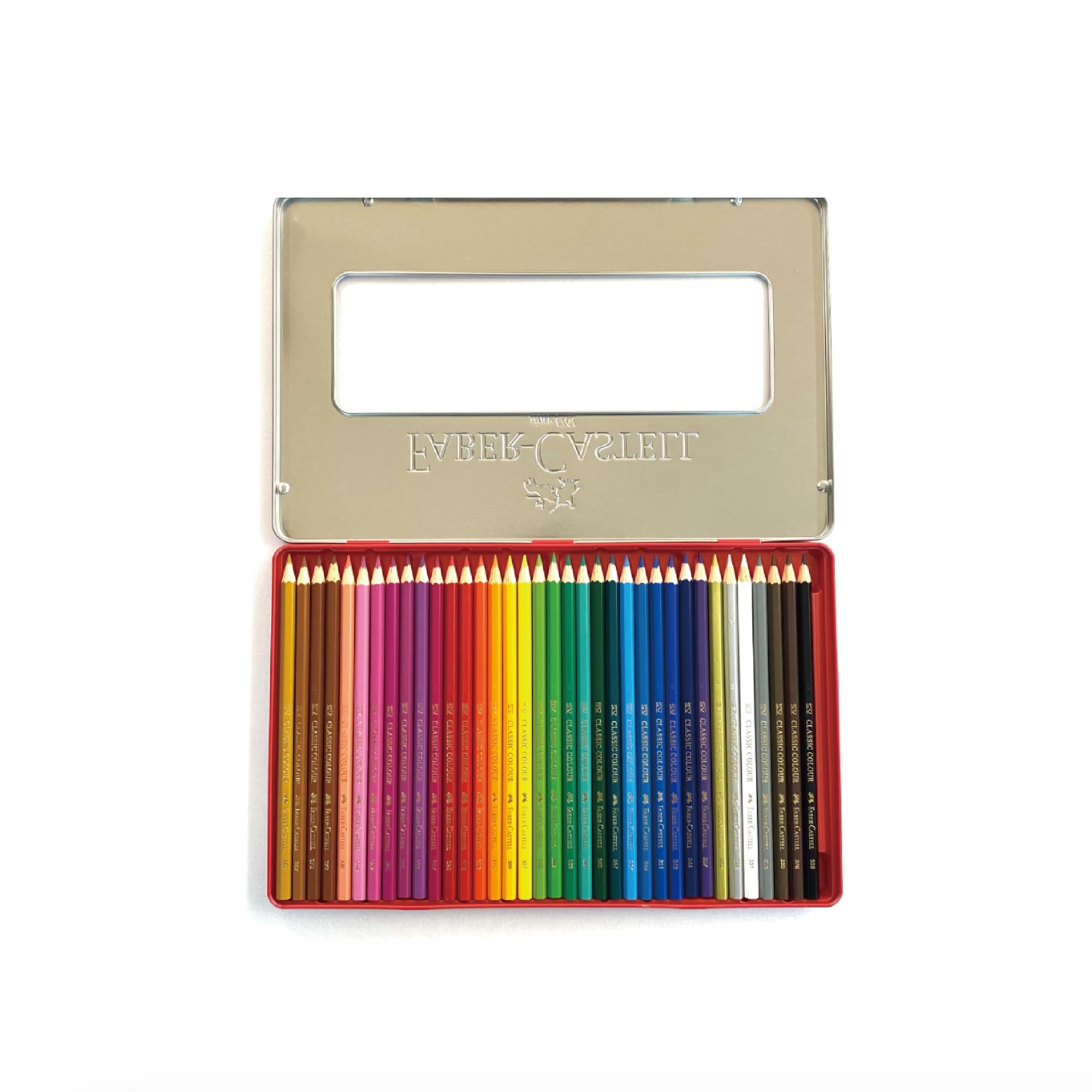 Цветные плоские карандаши Faber-Castell на масляной основе, Жестяная коробка, Набор 36 цветов, TFC-CP/36C
Цветные плоские карандаши Faber-Castell на масляной основе, Жестяная коробка, Набор 36 цветов, TFC-CP/36C