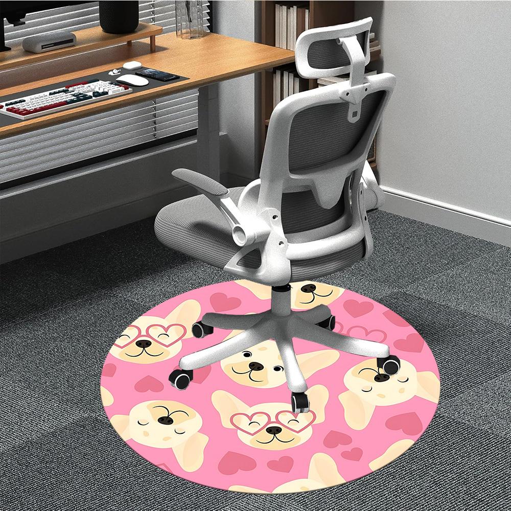 1pc Cute Dog Pattern Chair Carpet for Office Non-Slip, Machine Washable Rug for Office, Room - Polyester, Machine Made yy251029182 80cm by 80cm
1pc Cute Dog Pattern Chair Carpet for Office Non-Slip, Machine Washable Rug for Office, Room - Polyester, Machine Made yy251029182 80cm by 80cm