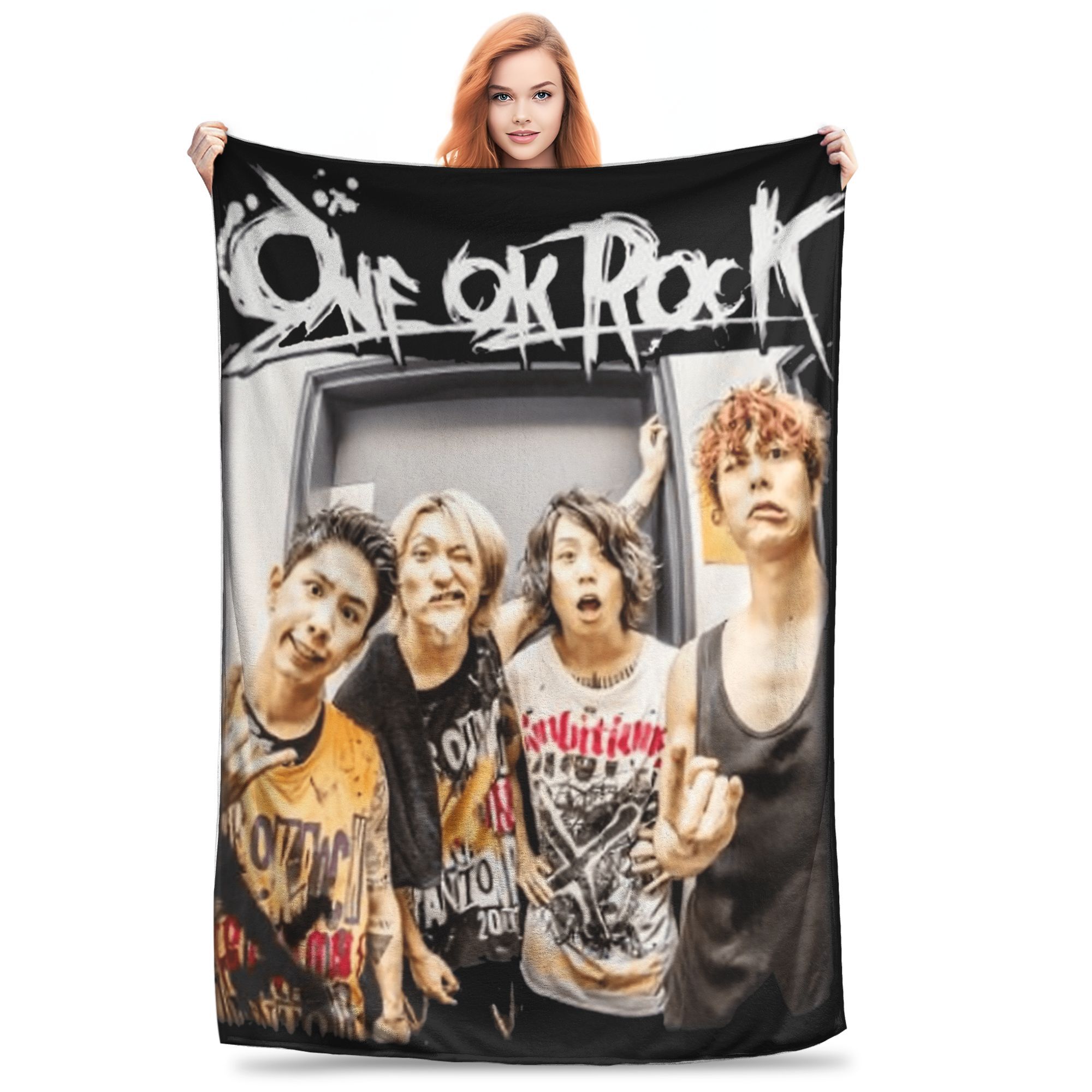 One Ok Rock Band Plush Blanket Students Flannel Bedding Throws For Couch Bed Soft Custom DIY Quality Bedspread Gift Idea 80x120cm
One Ok Rock Band Plush Blanket Students Flannel Bedding Throws For Couch Bed Soft Custom DIY Quality Bedspread Gift Idea 80x120cm