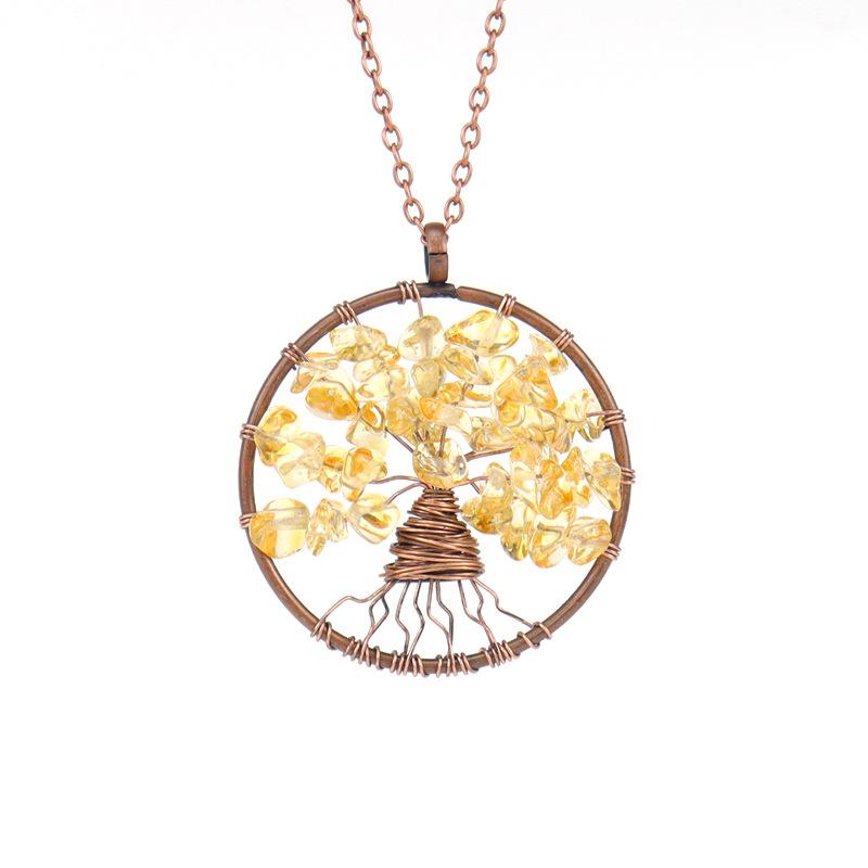 Ancient Red Copper Winding Natural Stone Crystal Tree Of Life Necklace Colorful Stone Necklace Jewelry N105 цитриновый
Ancient Red Copper Winding Natural Stone Crystal Tree Of Life Necklace Colorful Stone Necklace Jewelry N105 цитриновый