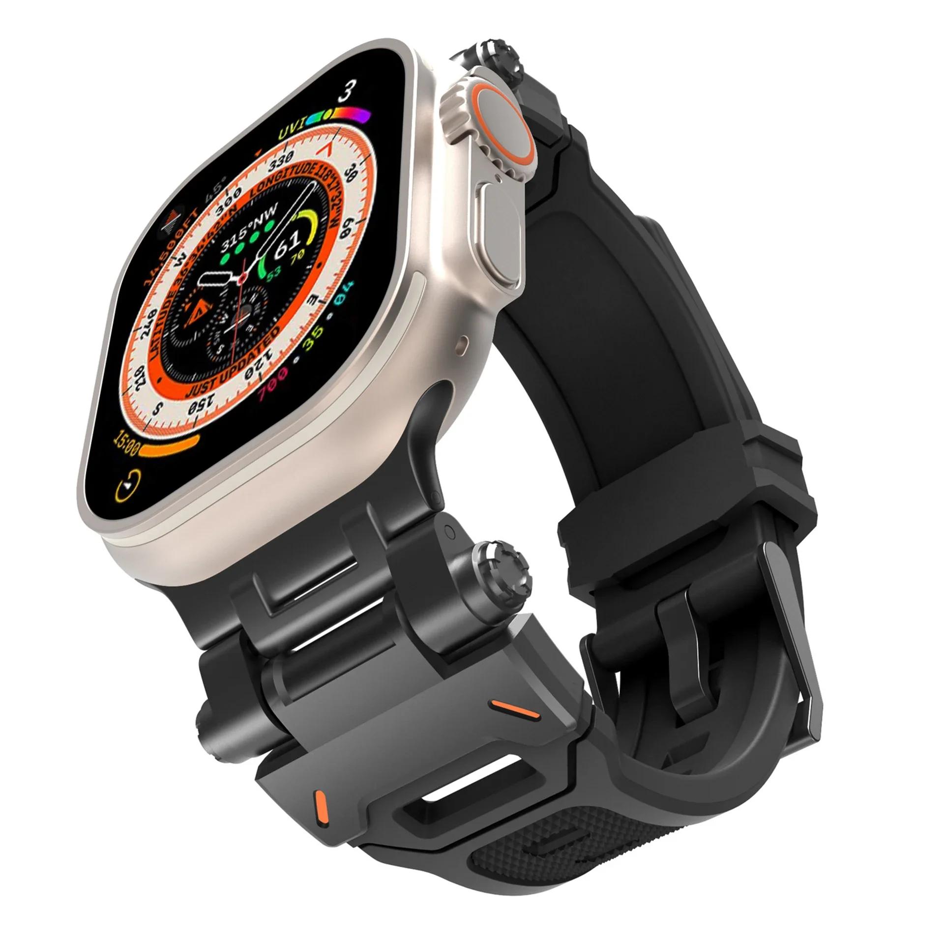 Silicone Strap for Apple Watch Strap Ultra 3 49mm 46 45 44 42mm Titanium Color Sports Watch Band for IWatch 11 10 9 87 6 5 4 SE3 42-44-45-46-49MM
Silicone Strap for Apple Watch Strap Ultra 3 49mm 46 45 44 42mm Titanium Color Sports Watch Band for IWatch 11 10 9 87 6 5 4 SE3 42-44-45-46-49MM