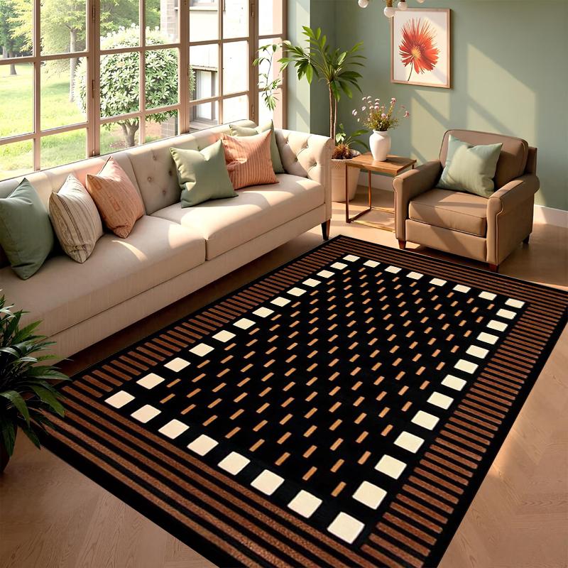 Modern Minimalist Geometric Striped Area Rug Washable Non-Slip Indoor Floor Mat for Contemporary Living Room Bedroom Home Decor 40X60CM
Modern Minimalist Geometric Striped Area Rug Washable Non-Slip Indoor Floor Mat for Contemporary Living Room Bedroom Home Decor 40X60CM