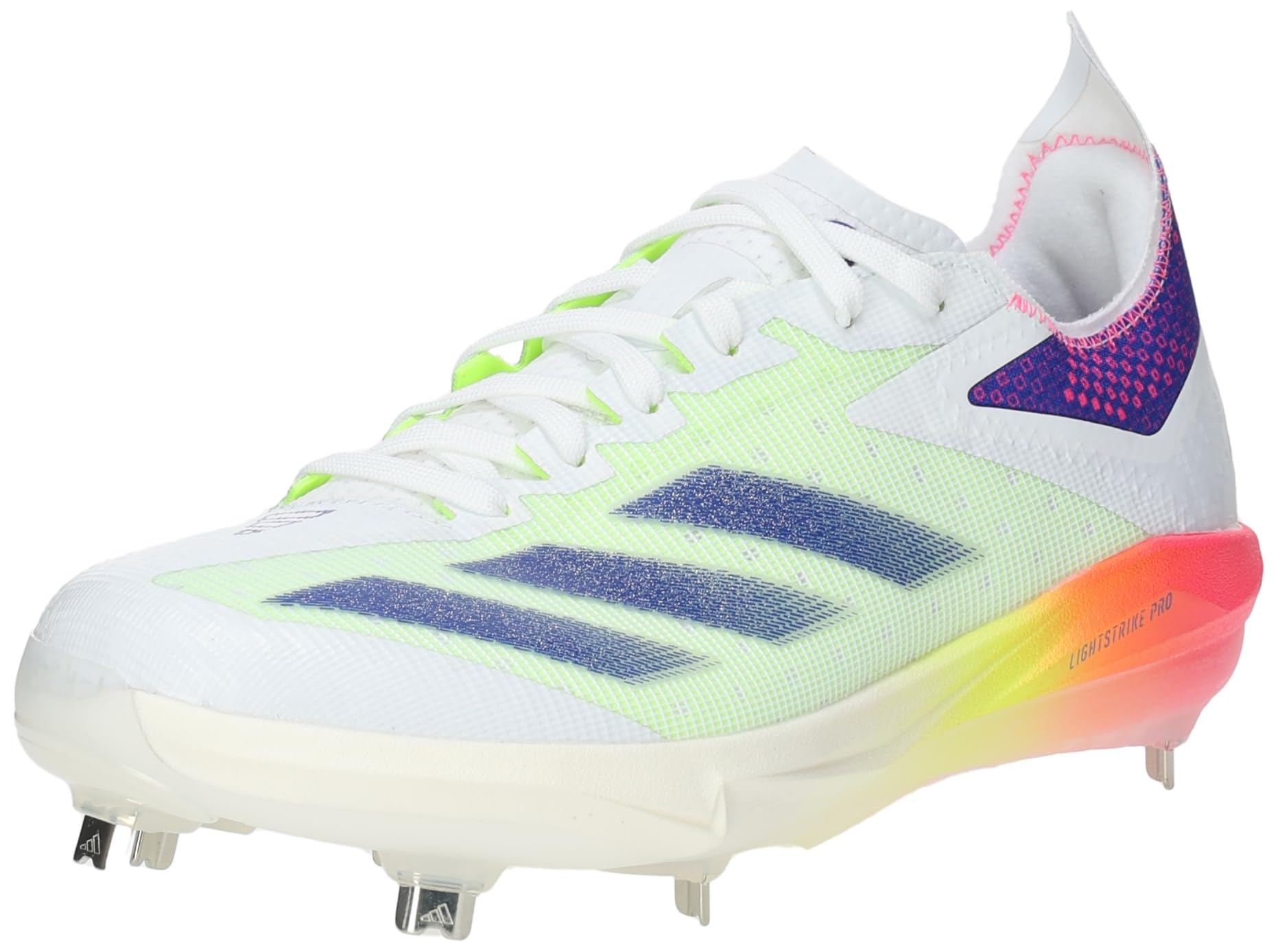 Adidas adizero Warp Speed Baseball Footwear Pink Size cm Electric+ Cleats, MDW75, White/Lucid Blue/Lucid (IG3489), 26.5
Adidas adizero Warp Speed Baseball Footwear Pink Size cm Electric+ Cleats, MDW75, White/Lucid Blue/Lucid (IG3489), 26.5