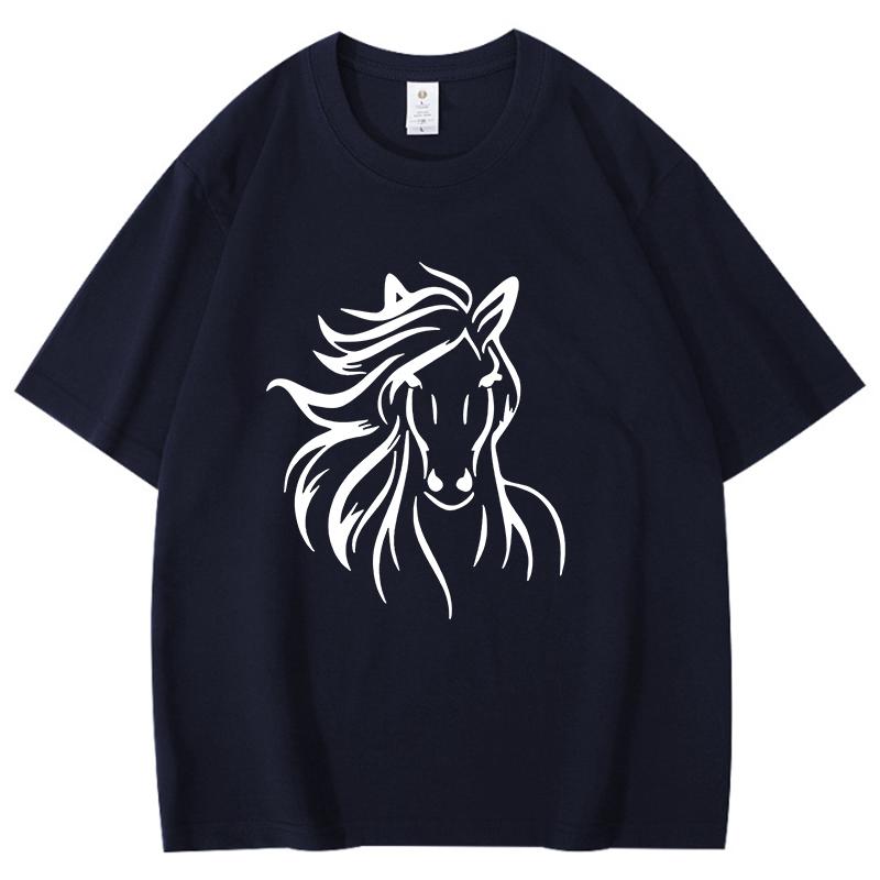 New Horse Lines Picture Cotton T Shirt Simple Print Tshirt Unisex Summer Casual Oneck Unisexs Womens Clothing Short Sleeve Tee 4XL
New Horse Lines Picture Cotton T Shirt Simple Print Tshirt Unisex Summer Casual Oneck Unisexs Womens Clothing Short Sleeve Tee 4XL