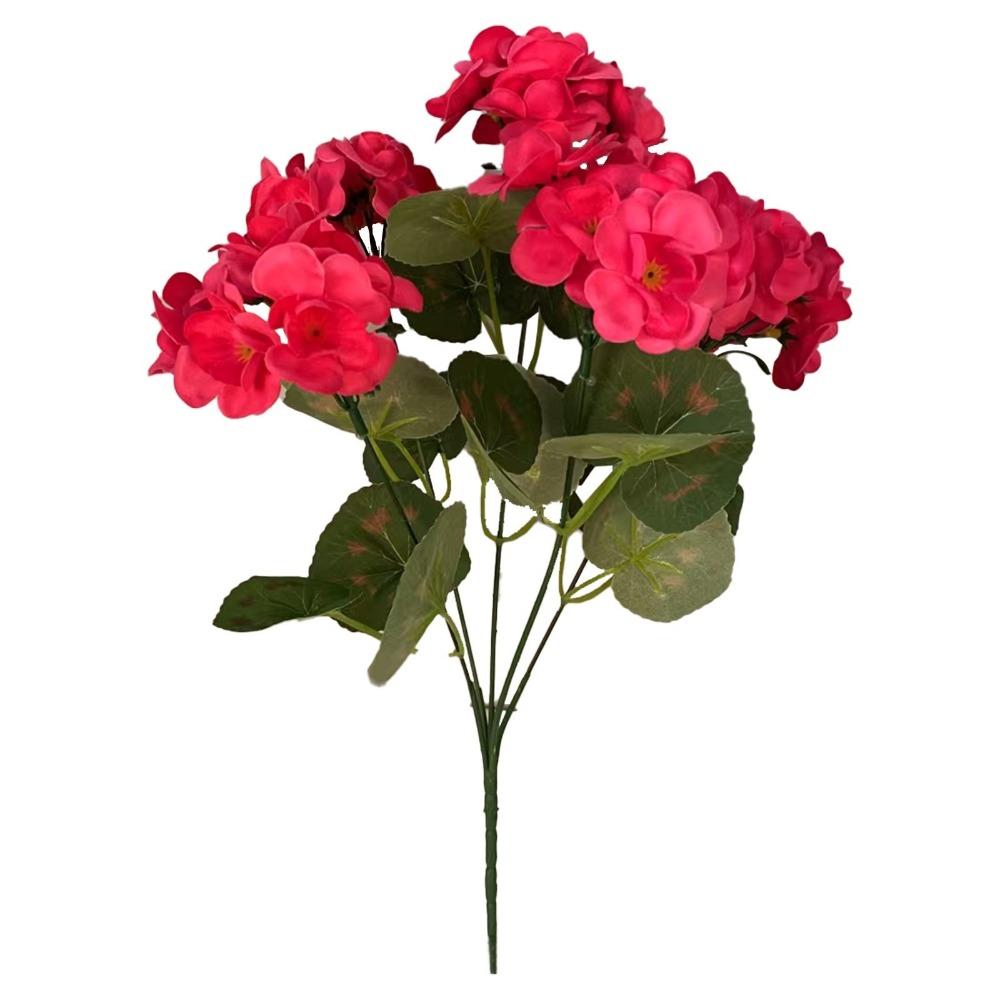 5-Head Design Artificial Geranium Flowers UV Resistant DIY Decoration Silk Geraniums Flower Simulated Flower рожевий червоний колір
5-Head Design Artificial Geranium Flowers UV Resistant DIY Decoration Silk Geraniums Flower Simulated Flower рожевий червоний колір