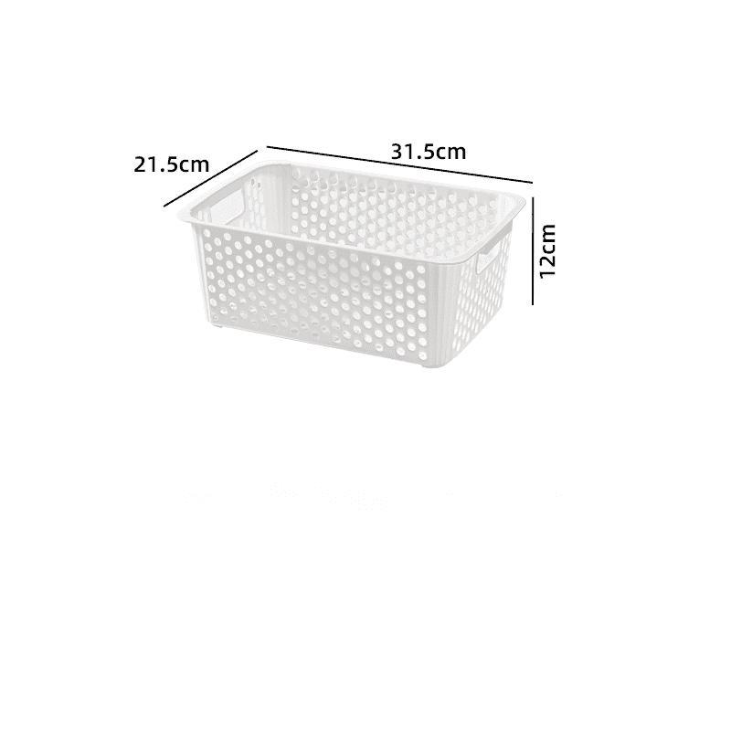 Multi-purpose Household Hollow Storage Basket Miscellaneous Toys Cosmetics Desktop Minimalist Plastic Storage Basket Kitchen Seasoning Sorting Box 31.5x21.5x12cm 1pcs
Multi-purpose Household Hollow Storage Basket Miscellaneous Toys Cosmetics Desktop Minimalist Plastic Storage Basket Kitchen Seasoning Sorting Box 31.5x21.5x12cm 1pcs