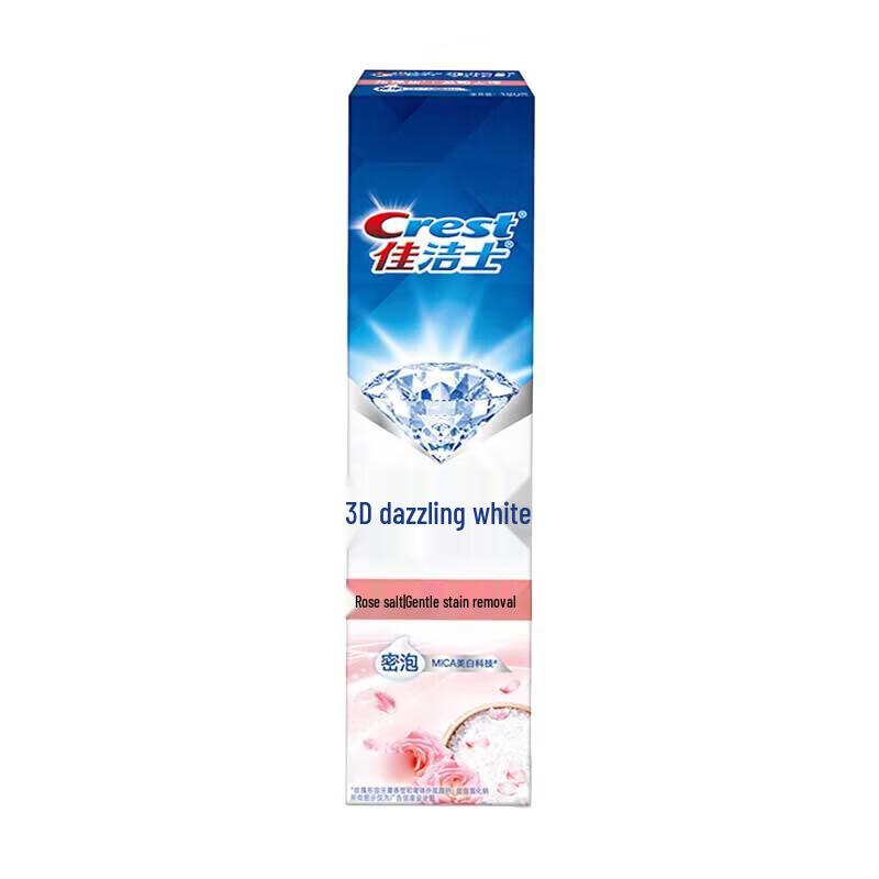 Crest 3D White Foaming Rose Salt Toothpaste
Crest 3D White Foaming Rose Salt Toothpaste