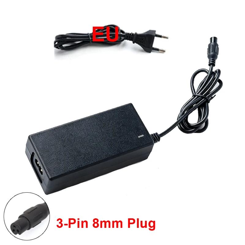 42V 2A Electric Scooter Charger 5.5×2.1mm 3pin Aviation Connector Plug For Xiaomi Ninebot Electric Scooters M365 Segway 36V 10S Li-ion Battery Packs 3pin 8mm Aviation Plug чёрный
42V 2A Electric Scooter Charger 5.5×2.1mm 3pin Aviation Connector Plug For Xiaomi Ninebot Electric Scooters M365 Segway 36V 10S Li-ion Battery Packs 3pin 8mm Aviation Plug чёрный
