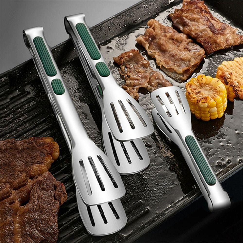 Kitchen Tools Stainless Steel Food Clamp Meat Food Clips Steak Tongs Non-slip Long Bbq Clip S
Kitchen Tools Stainless Steel Food Clamp Meat Food Clips Steak Tongs Non-slip Long Bbq Clip S