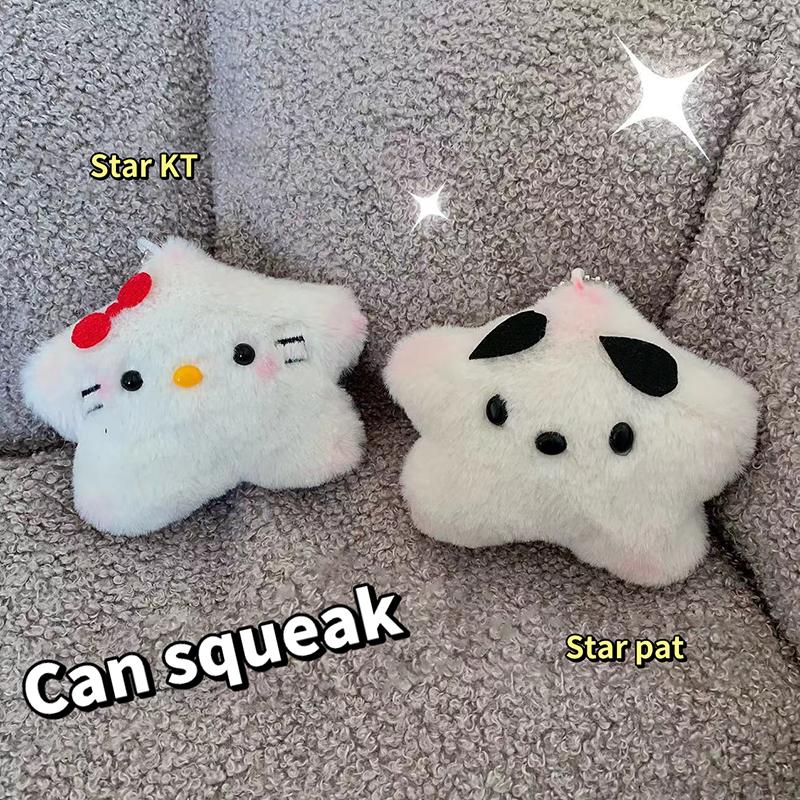 Kawaii мини-милый звездный кот, звездная собака, пищащая подвеска, плюшевый брелок, игрушки, мягкий хлопковый брелок, игрушка для девочек и детей
Kawaii мини-милый звездный кот, звездная собака, пищащая подвеска, плюшевый брелок, игрушки, мягкий хлопковый брелок, игрушка для девочек и детей