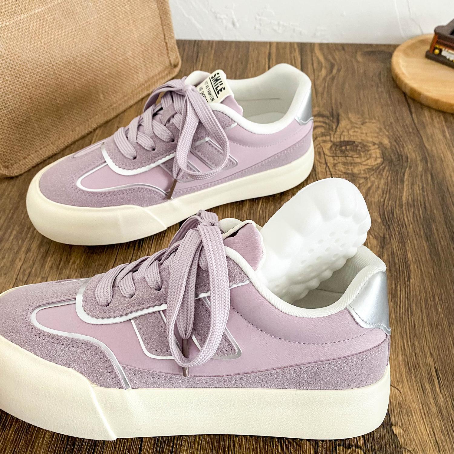 G1398 latex insole platform German training shoes women s shoes red board shoes white shoes 2025 spring popular new models 40 фіолетовий
G1398 latex insole platform German training shoes women s shoes red board shoes white shoes 2025 spring popular new models 40 фіолетовий