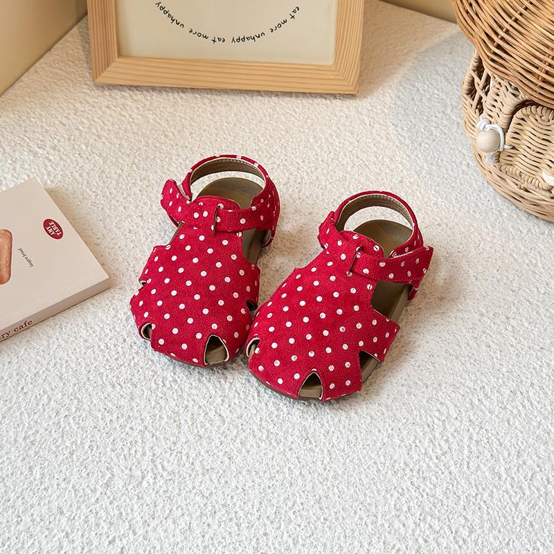 Toddler Kids Sandals Polka Dots Sweet Children Beach Shoes Hollowed-out 2025 Summer New Girls Princess Shoes Classic Soft Sole 23 красный
Toddler Kids Sandals Polka Dots Sweet Children Beach Shoes Hollowed-out 2025 Summer New Girls Princess Shoes Classic Soft Sole 23 красный