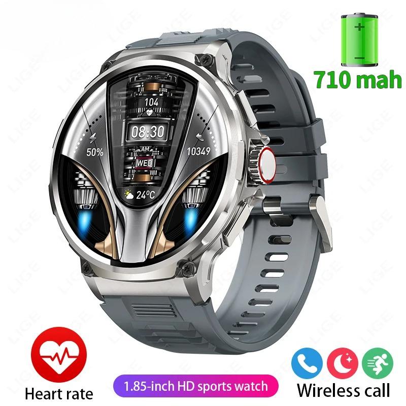710mAh Large Battery Smart Watch 1.85 Ultra HD Display Make Answer BT Call Smartwatch Men 400+ Watch Faces For Android iOS сірий
710mAh Large Battery Smart Watch 1.85 Ultra HD Display Make Answer BT Call Smartwatch Men 400+ Watch Faces For Android iOS сірий