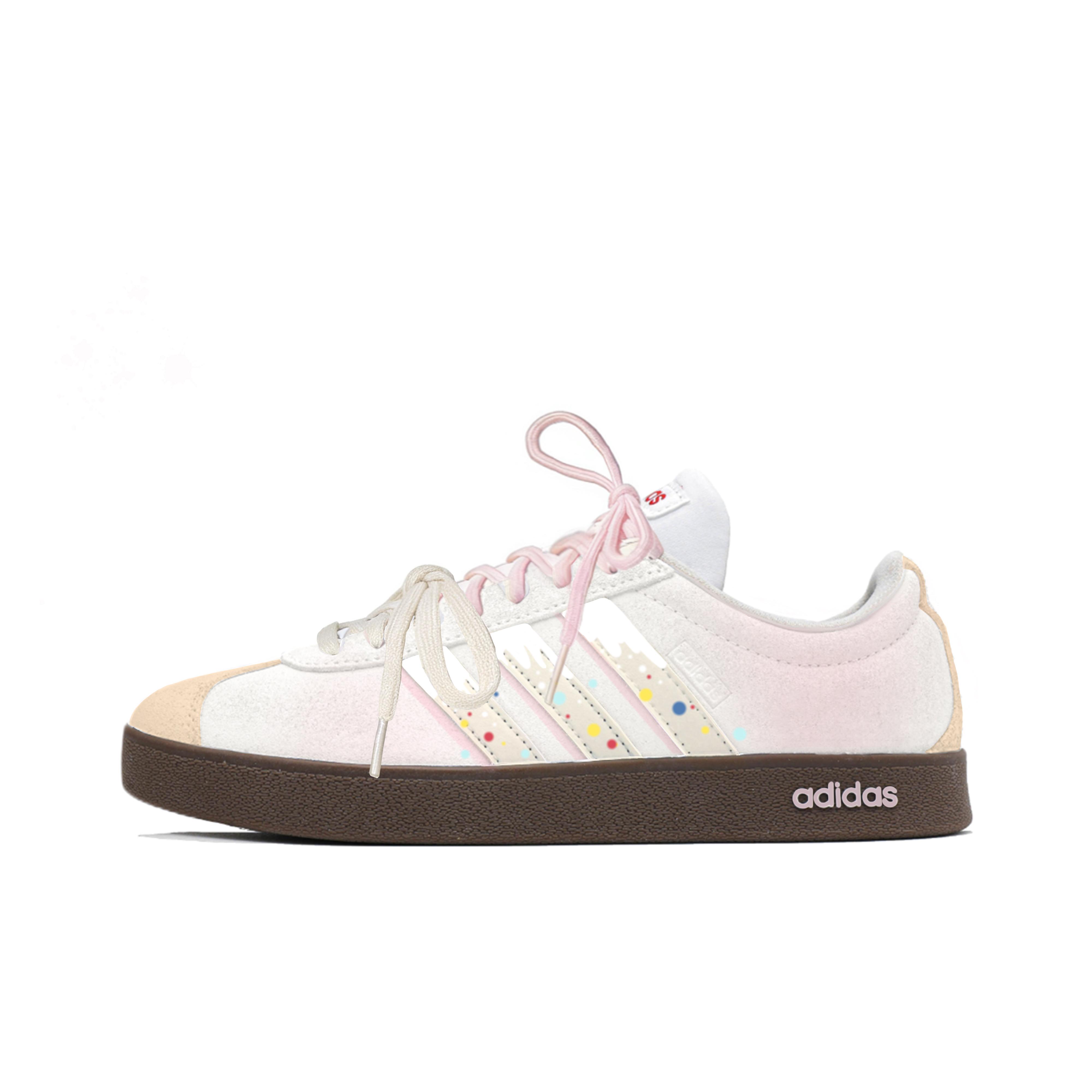 Adidas VL COURT 2.0 Height Increasing Slip Resistant Low top Skateboard Shoes Unisex Blue Pink HQ1802(team1599-) 40
Adidas VL COURT 2.0 Height Increasing Slip Resistant Low top Skateboard Shoes Unisex Blue Pink HQ1802(team1599-) 40