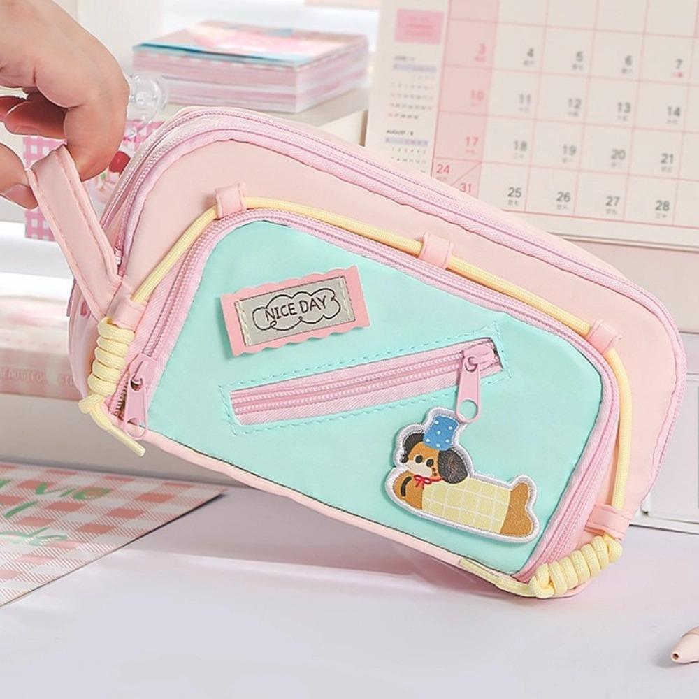 Ins Y2K Dog Cartoon Puppy Pencil Case Large Capacity Makeup Bag Korean Pencil Bag School Office фіолетовий
Ins Y2K Dog Cartoon Puppy Pencil Case Large Capacity Makeup Bag Korean Pencil Bag School Office фіолетовий