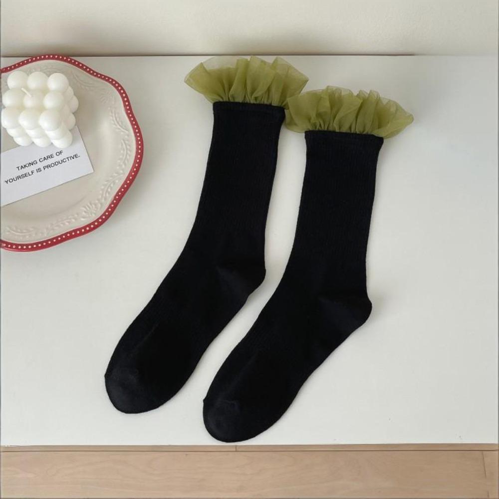 Breathable Lolita Socks Anti-slip Comfortable Ballet Stockings Japanese Style Ballet Trendy Lace-trimmed Stockings One Size
Breathable Lolita Socks Anti-slip Comfortable Ballet Stockings Japanese Style Ballet Trendy Lace-trimmed Stockings One Size