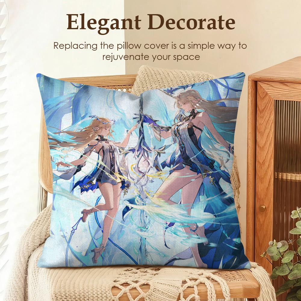 WWuthering Waves Cartethyia Cushion Cover Natural Linen Organic Fabric DoubleSided Printing Sofa Home Decor Gift Pillow Case 30x30cm
WWuthering Waves Cartethyia Cushion Cover Natural Linen Organic Fabric DoubleSided Printing Sofa Home Decor Gift Pillow Case 30x30cm