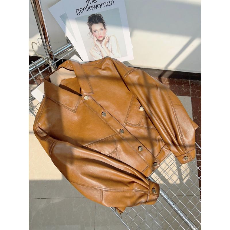 Куртка из натуральной овчины, женская свободная короткая куртка из натуральной кожи, весна и осень, новый лацкан, большой карман 2XL
Куртка из натуральной овчины, женская свободная короткая куртка из натуральной кожи, весна и осень, новый лацкан, большой карман 2XL