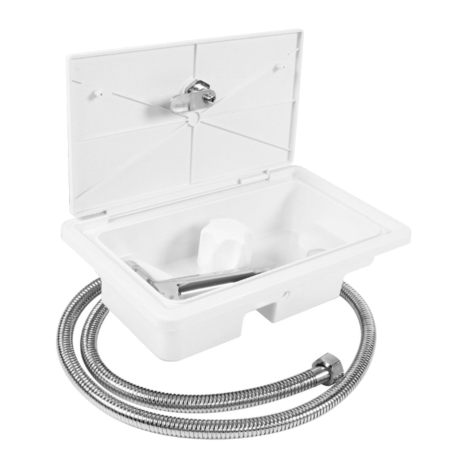 Durable RV Outdoor Shower Exterior Shower Box Kit Pull Out Head for Van Trailer Motorhome Travel білий
Durable RV Outdoor Shower Exterior Shower Box Kit Pull Out Head for Van Trailer Motorhome Travel білий