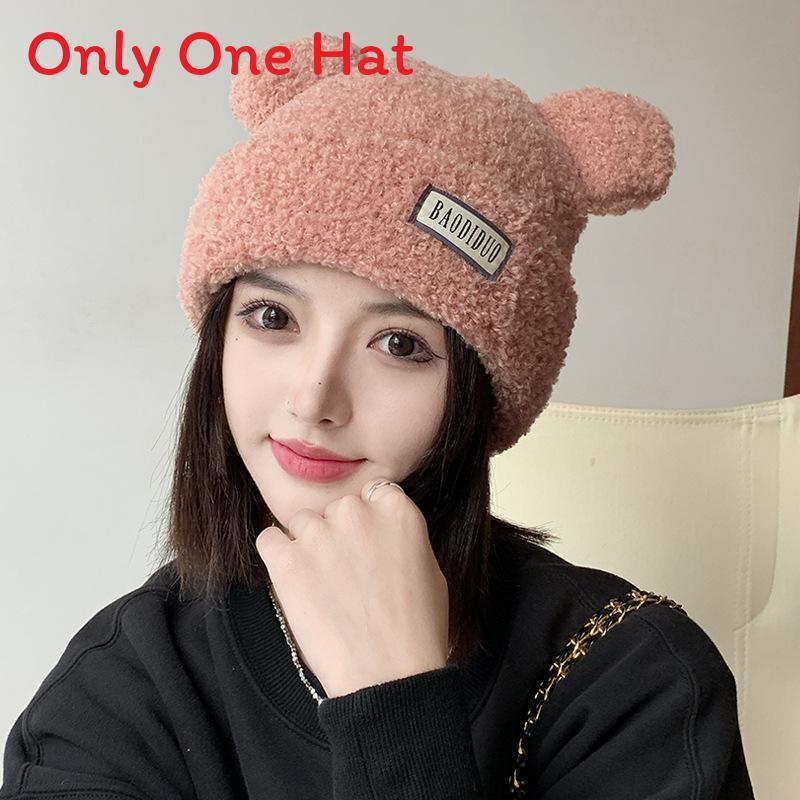 Knitted Bear Plush Hat With Letter Embroidery For Winter Warmth And Style
Knitted Bear Plush Hat With Letter Embroidery For Winter Warmth And Style